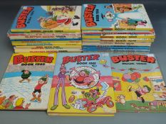 Twenty-two Buster Books/ annuals, all 1970's and 1980's.