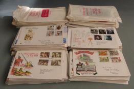 A box of GB presentation packs and first day covers, high face value