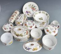 A collection of Royal Worcester Evesham table and oven ware