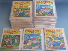 Over one-hundred-and-sixty Valiant comic books/ magazines 1966-72.