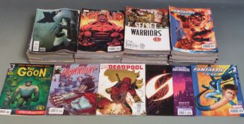 Over 200 Marvel comics including Rampage, Spiderman and Fantastic Four, some 1-10.