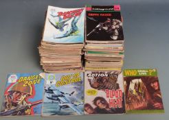 Seventy-seven War Picture Library, Commando and similar books/ comics.