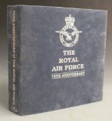 The Royal Air Force 75th Anniversary album of flown covers, mostly signed
