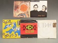 Approximately 500 singles, mostly 1980s and 1990s