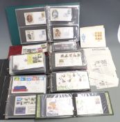 Six albums of GB first day covers and a album of covers relating to The Zaire River Expedition