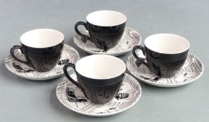 Ridgway Homemaker four cups and saucers