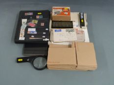 A quantity of loose album pages and Hagner sheets of mainly George VI and QEII Commonwealth stamps