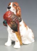 Royal Doulton figure of a spaniel with pheasant HN1001, H17cm