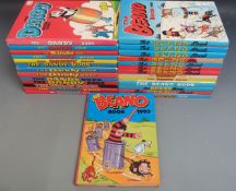 Twenty-seven The Beano and Dandy comics book annuals all dating from 1972.