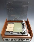 Garrard SP 25 MkII record deck, Marconiphone Unit 3, with original instruction manual