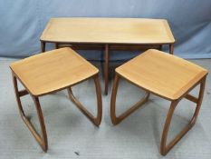 G Plan retro / mid century modern nest of tables, W99 x D50 x H51cm