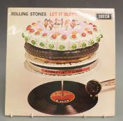 The Rolling Stones - Let It Bleed (SKL5025) XZAL 9363/4 P6W5W, boxed, used poster, record appears