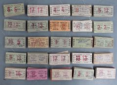 Approximately 250 Liverpool Overhead Railway tickets, including monthly, weekly and privilege return