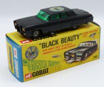 Corgi Toys diecast model The Green Hornet 'Black Beauty' crime fighting car, 268, with black body,