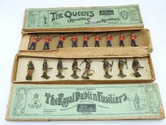 Two Britains model soldier sets The Queen's Royal West Surrey Regiment and The Royal Dublin