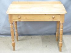 A pine washstand, W90 x D45 x H71cm
