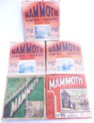 Five vintage Mammoth jig-saw puzzles, all in original boxes.