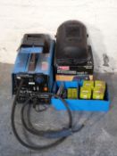 Clarkeweld 105 EW turbo welder, welding helmet and accessories