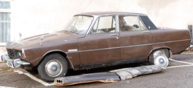 1972 Rover P6 2000 automatic barn find, with transferable private registration plate 74 DVA and