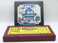 Two Britains model soldier sets The D-Day Landings Operation Overlord and limited edition Welsh