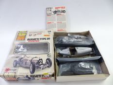 Burago diecast metal model kit Bugatti type 59 Grand Prix, in original box.
