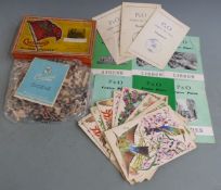 Cunard wooden jigsaw by Chad Valley depicting a ship being loaded and unloaded together with a