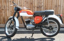 1968 BSA D14 Bushman 175cc motorbike, registration number FND 563F, recent restoration, appears