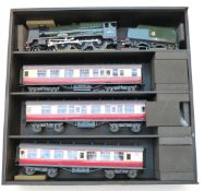 Bassett Lowke 0 gauge train set with BR 4-6-0 Black Watch 46102 locomotive, in original box.