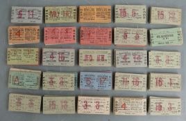 Approximately 250 Liverpool Overhead Railway tickets, including 1 day excursion, privilege and