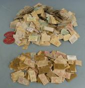 Large quantity of Northern Irish rail tickets circa mid-20thC comprising approximately 1,000 SL &