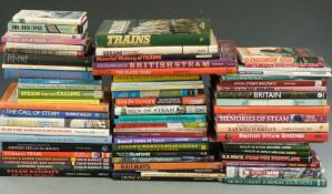 Approximately 65 railway interest books to include Cheltenham, Swindon and Faringdon