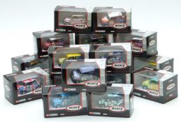 Eighteen Corgi Mini 7 Racing Club limited edition diecast model cars, all in original display boxes.