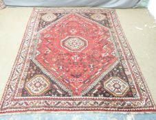 Liberty Shiraz rug, Liberty label verso, 298 x 215cm