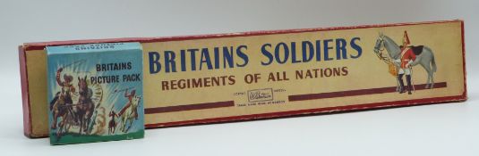 Two model soldier sets American Civil War 1862 Union Cavalry 2056 and Britains Picture Pack Union