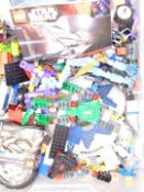 10.5kg of loose Lego parts, including Classic, Technic, space, vehicles etc