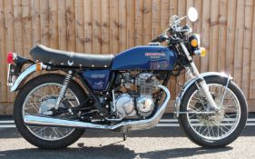 1976 Honda 400 Four Supersports 400cc four cylinder motorbike, registration number MMR 955R,