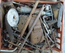 Motorbike parts including seats and frame parts