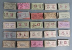 Approximately 250 Liverpool Overhead Railway tickets, including child, monthly return and 3rd single