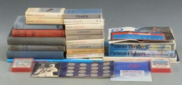 Approximately 20 aircraft related books including Royal Air Force, Observers Book of Aircraft,