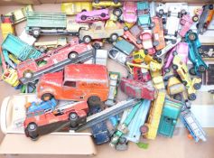 Over 50 Corgi, Matchbox and similar diecast model vehicles including Dodge Kew Fargo, Safari Land