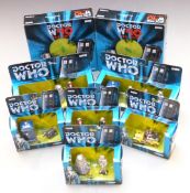 Eight Corgi Doctor Who diecast model figure sets including two 40th Anniversary Gift Sets TY96203,