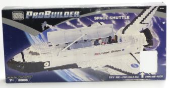 Mega Bloks Pro Builder construction kit Nasa Space Shuttle, 2005, in original box.