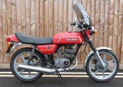 1979 Gilera 125TG1 125cc two stroke motorbike, registration number ONP 910T, one owner from new with