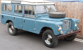 1972 Land Rover 109 Safari station wagon, 2.6 litre, 6 cylinder petrol with overdrive and free
