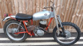 1961 DOT 250cc Villiers single cylinder two stroke motorbike, registration number XUF 72A, by repute