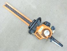 Stihl HS45 petrol hedge cutter.