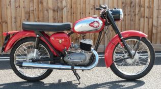 1965 BSA Bantam D7 175cc motorbike, registration number DKK 519C, recent restoration, appears not to