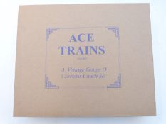 ACE Trains 0 gauge model railway Corridor Coach Set with three BR C/5 coaches, in original box.