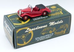 Lansdowne Models 1954 Singer SM Roadster 4 - Seater Sports Tourer with red body, interior and