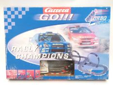 Carrera Go!!! Rally Champions model motor racing set, 60415, in original box.